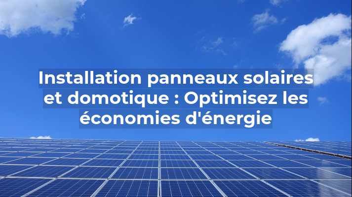 Installation de panneaux solaires sur un toit